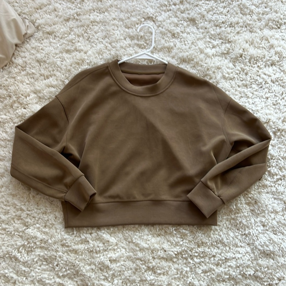 Lululemon Softstreme Perfectly Oversized Cropped Crew